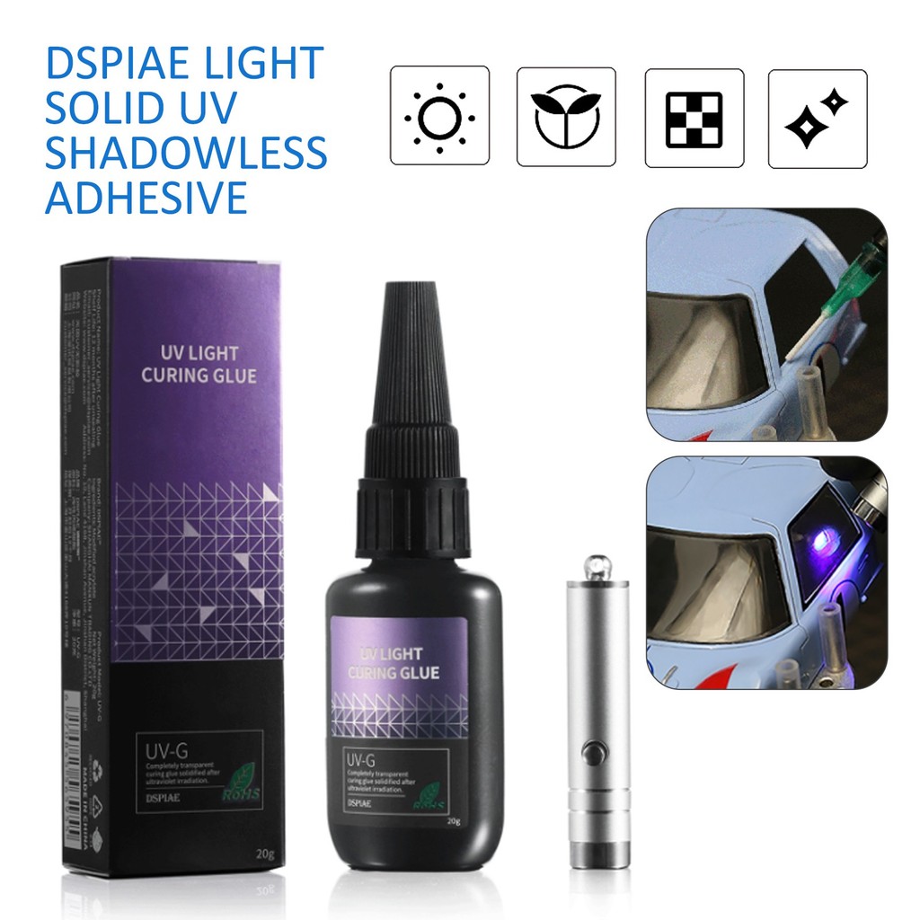 Metallic Spray Paint - DSPIAE UV Light Curing Clear Glue