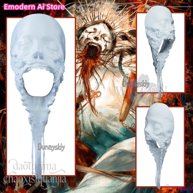 Cosplay Prop Diy - Horror Anime White DIY Coloring Scary