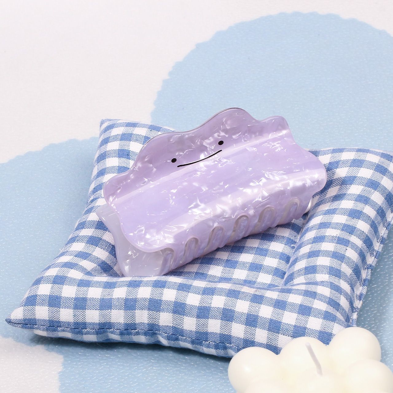 Cosplay Prop Diy - Pokémon Ditto Hair Clip Purple Cute