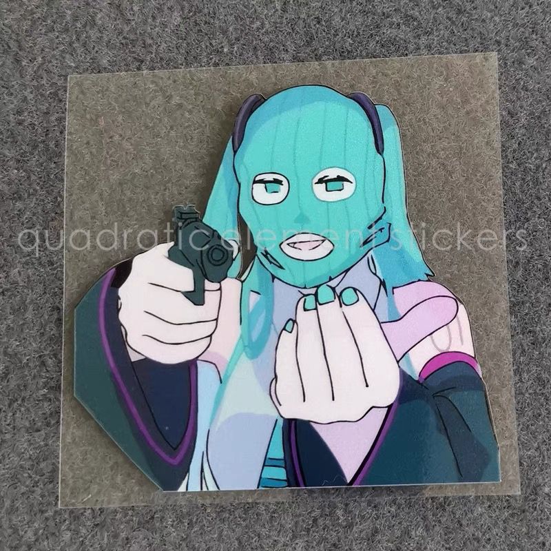 Cosplay Prop Diy - Miku Motorcycle Sticker Water Proof Electric