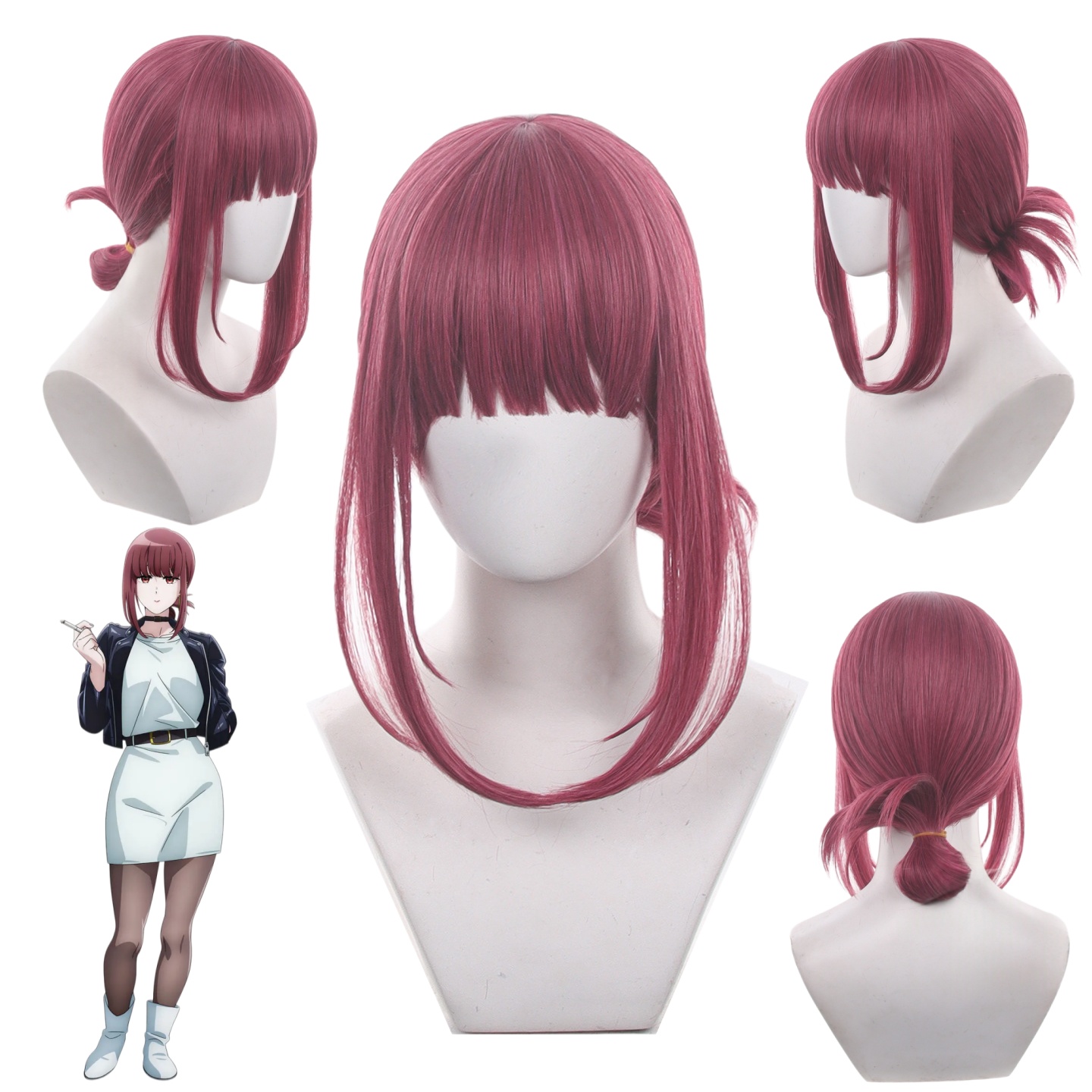 Wig Fiber Net - Anime Smoking Behind the Supermarket with