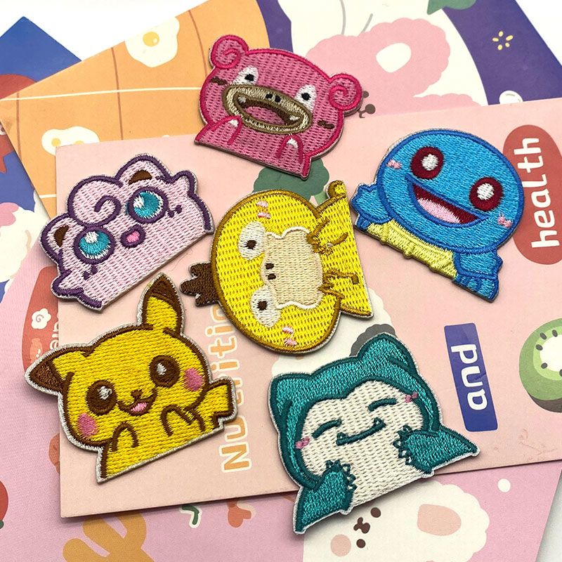 Cosplay Prop Patterns - Pokémon Self-stick Embroidered Patch Set Anime