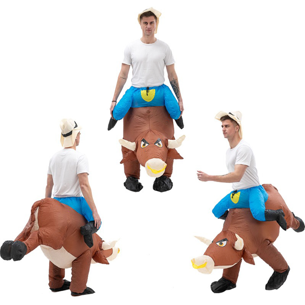 Cosplay Prop Business - Bullfighting Festival Riding Cow Inflatable Suit