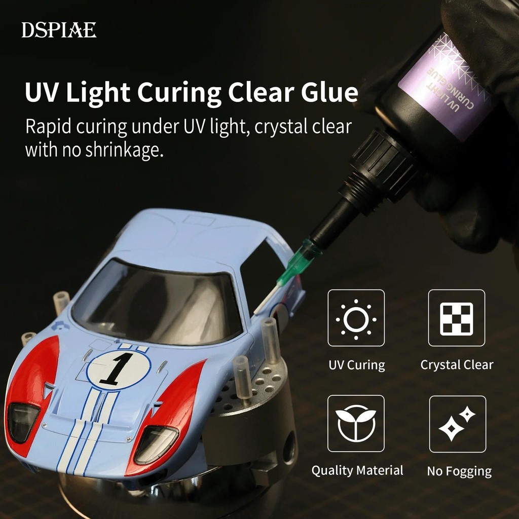 DSPIAE UV Light Curing Clear G - Metallic Spray Paint review and price