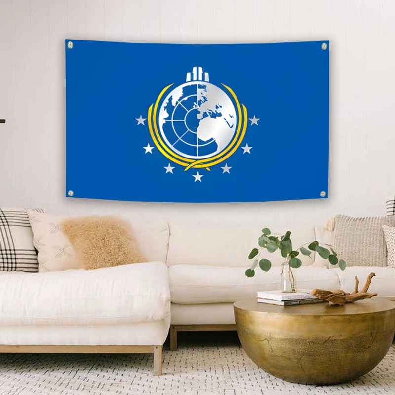 Super Earth Flag Helldivers 3x - Fallout Cosplay Prop review and price