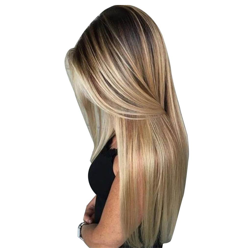 72cm Women Long Straight Wig W - Wig Fiber Net review and price