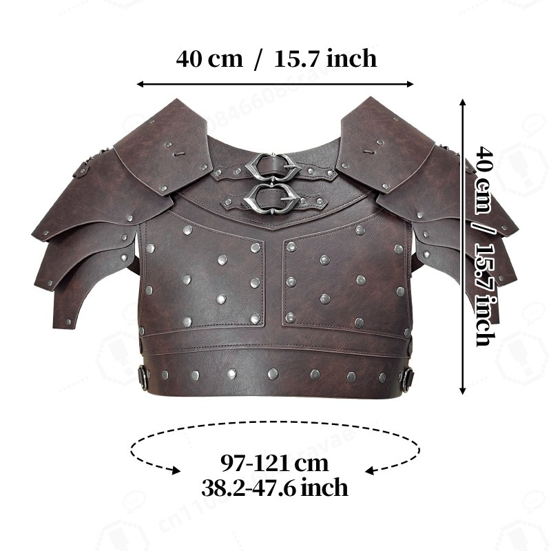 Medieval Studded Shoulder Ches - Cosplay Props review and price