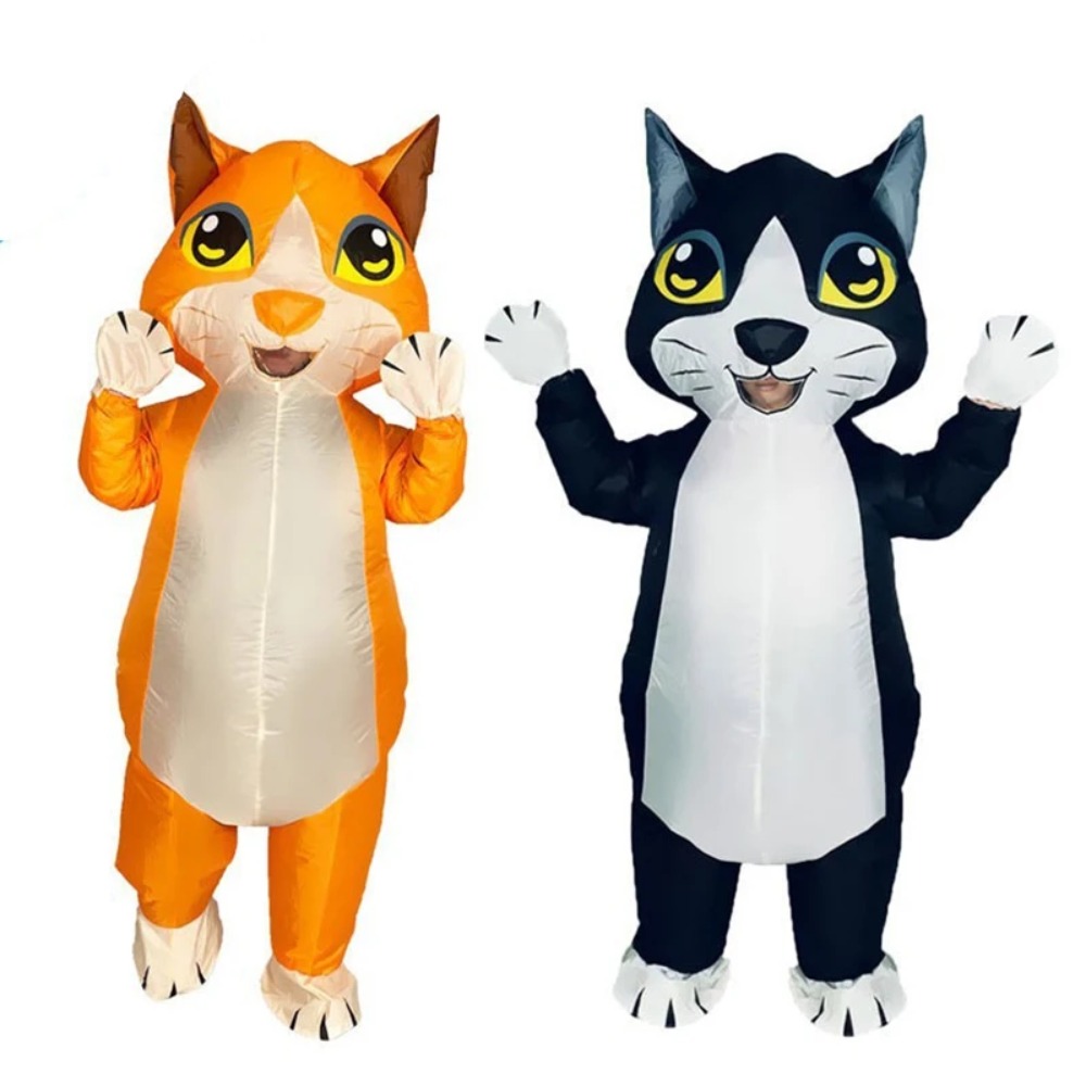Orange Black Cat Inflatable Su - Cosplay Prop Business review and price