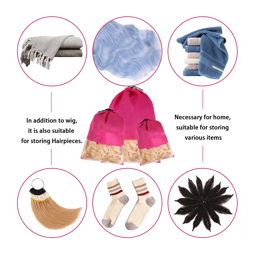 12pcs Portable Non-woven Wig B - Aerith Cosplay Prop review and price